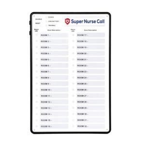 ENS32-F: Wireless Nurse Call Annunciator Following - 32 Rooms
