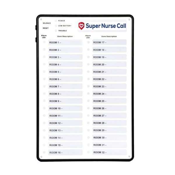 ENS32-F: Wireless Nurse Call Annunciator Following - 32 Rooms