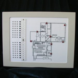 550A-0811: Wired Surface Mount Nurse Call Graphic Annunciator