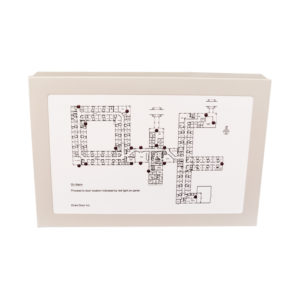 550A-1117: Wired Surface Mount Nurse Call Graphic Annunciator